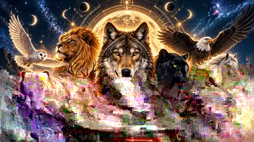 Illustration symbolique de l’animal totem ORACLASTRA
